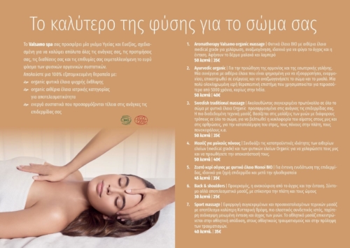 Valsamo organic massage