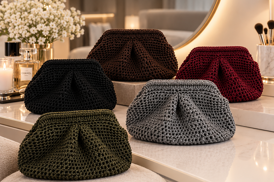 Τσαντάκι χειροποίητο Chic Crochet